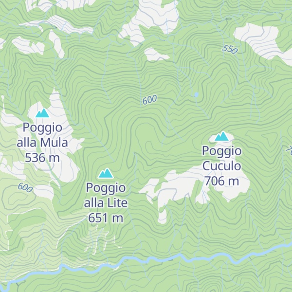 Map of Poggio Granai