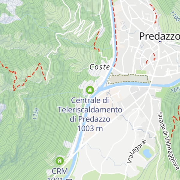 Map of Centrale di Teleriscaldamento di Predazzo
