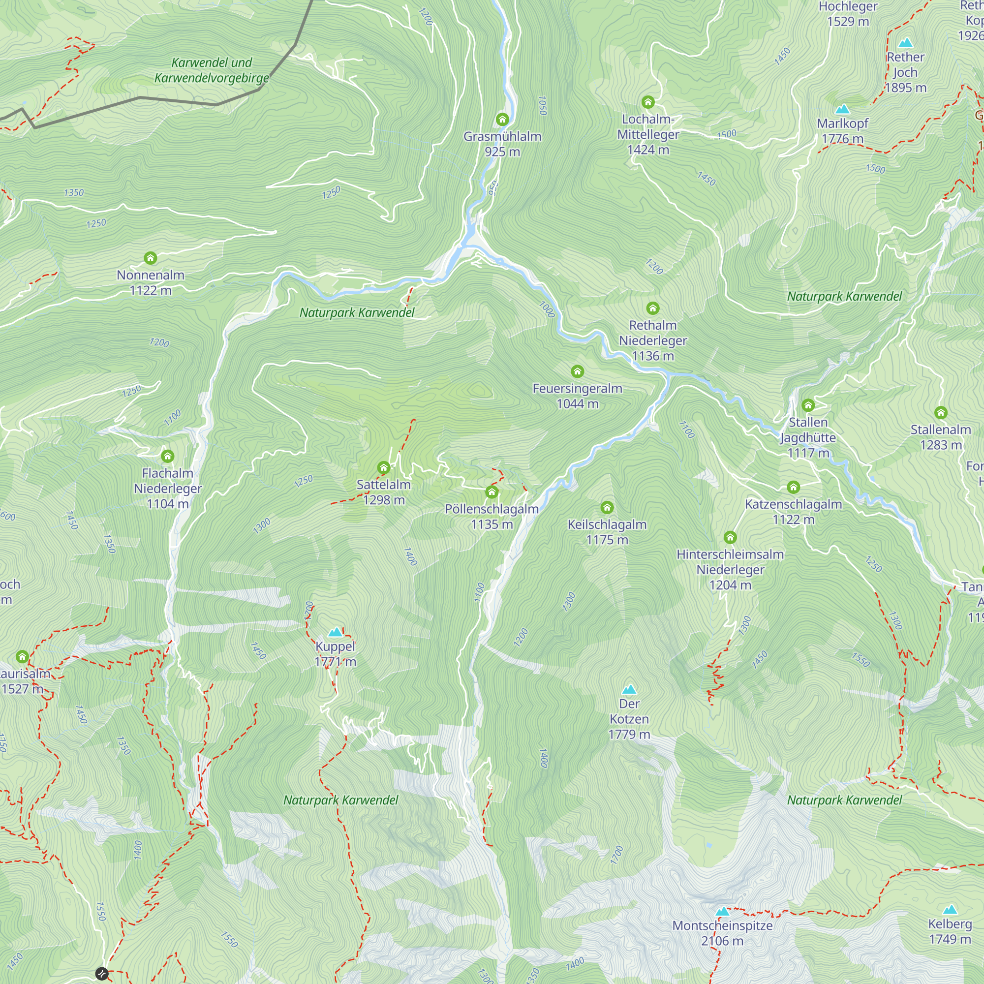 Pöllenschlagalm map