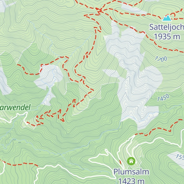 Map of Hasentalalm Mitterleger