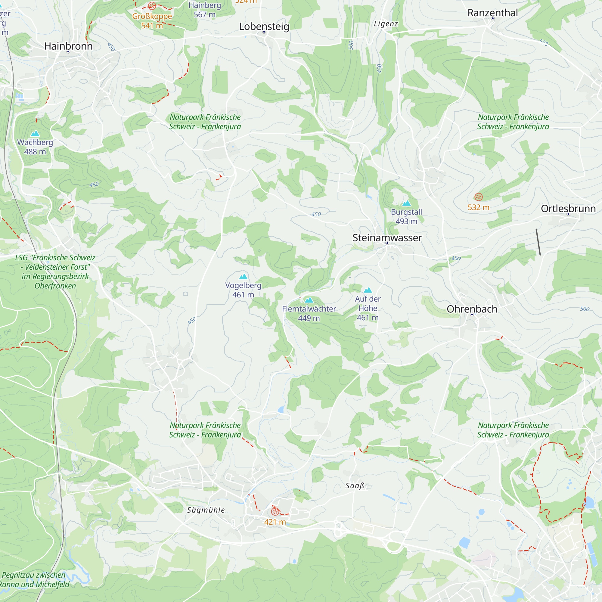 Naturfreundehaus Flembachhütte map