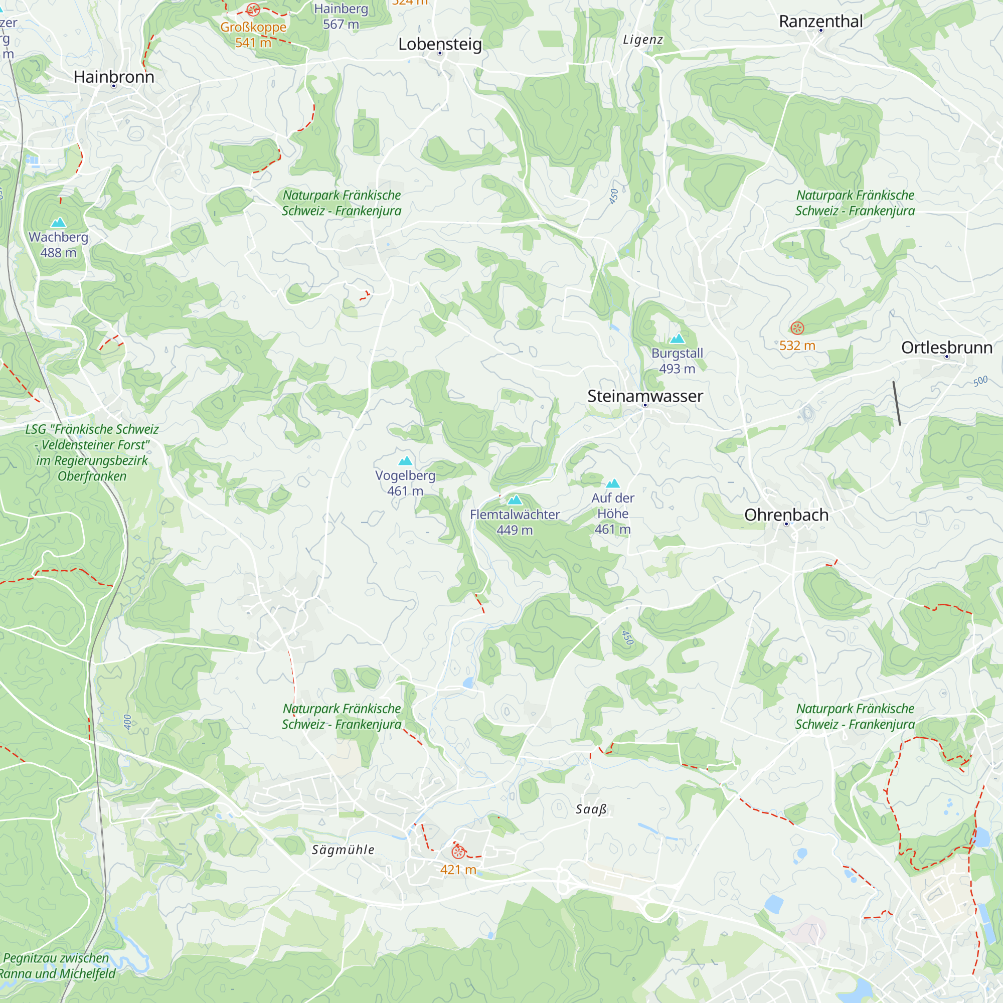 Naturfreundehaus Flembachhütte map