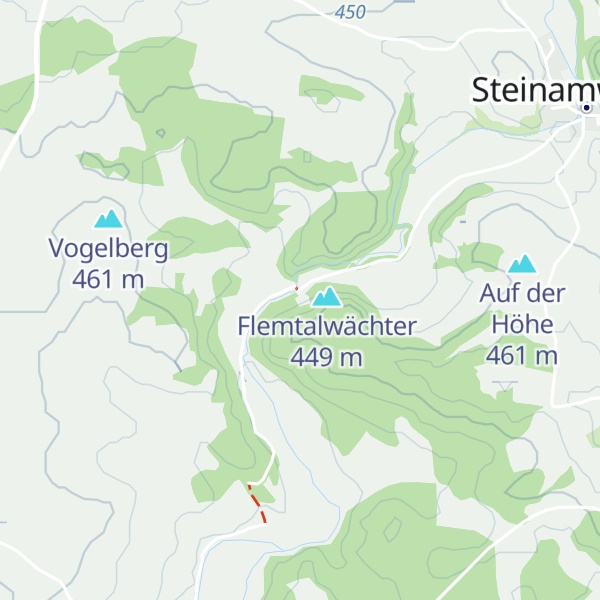 Map of Naturfreundehaus Flembachhütte