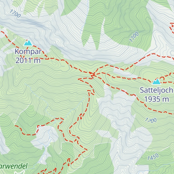 Map of Hasentalalm Hochleger