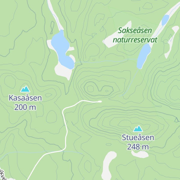 Map of Seljedalsåsen