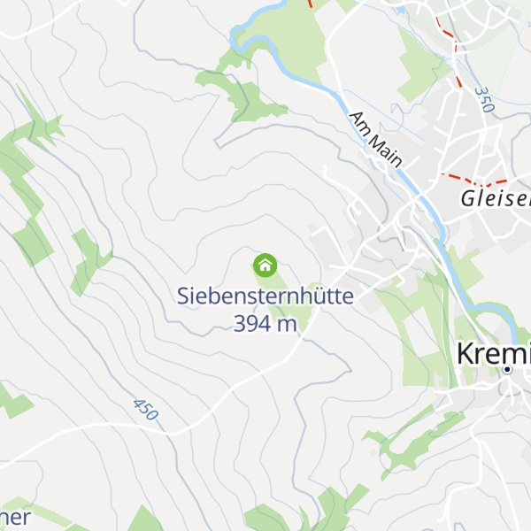 Map of Siebensternhütte