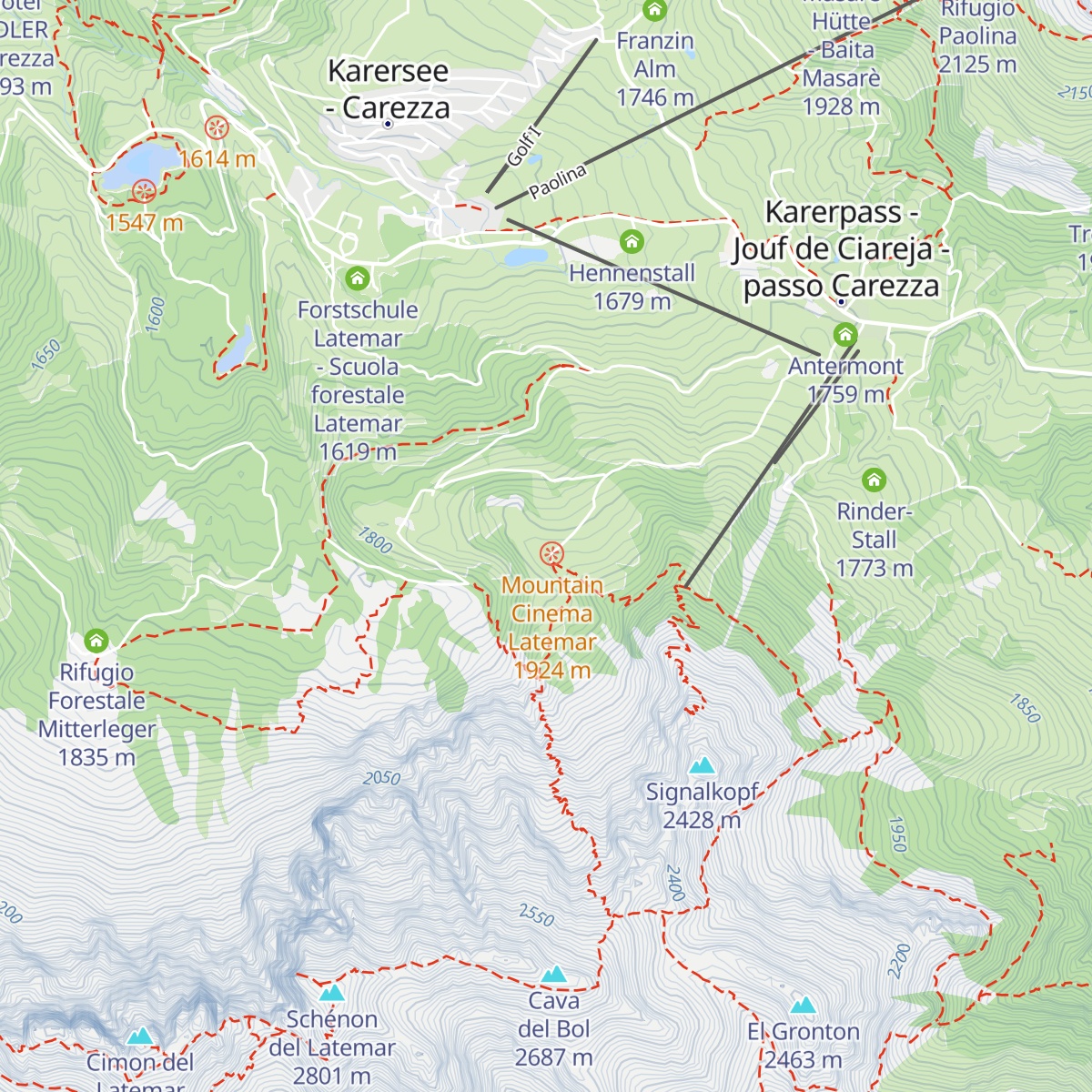 LATMOR ALM map