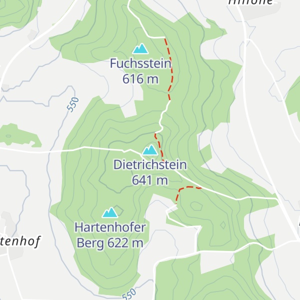 Map of Dietrichstein