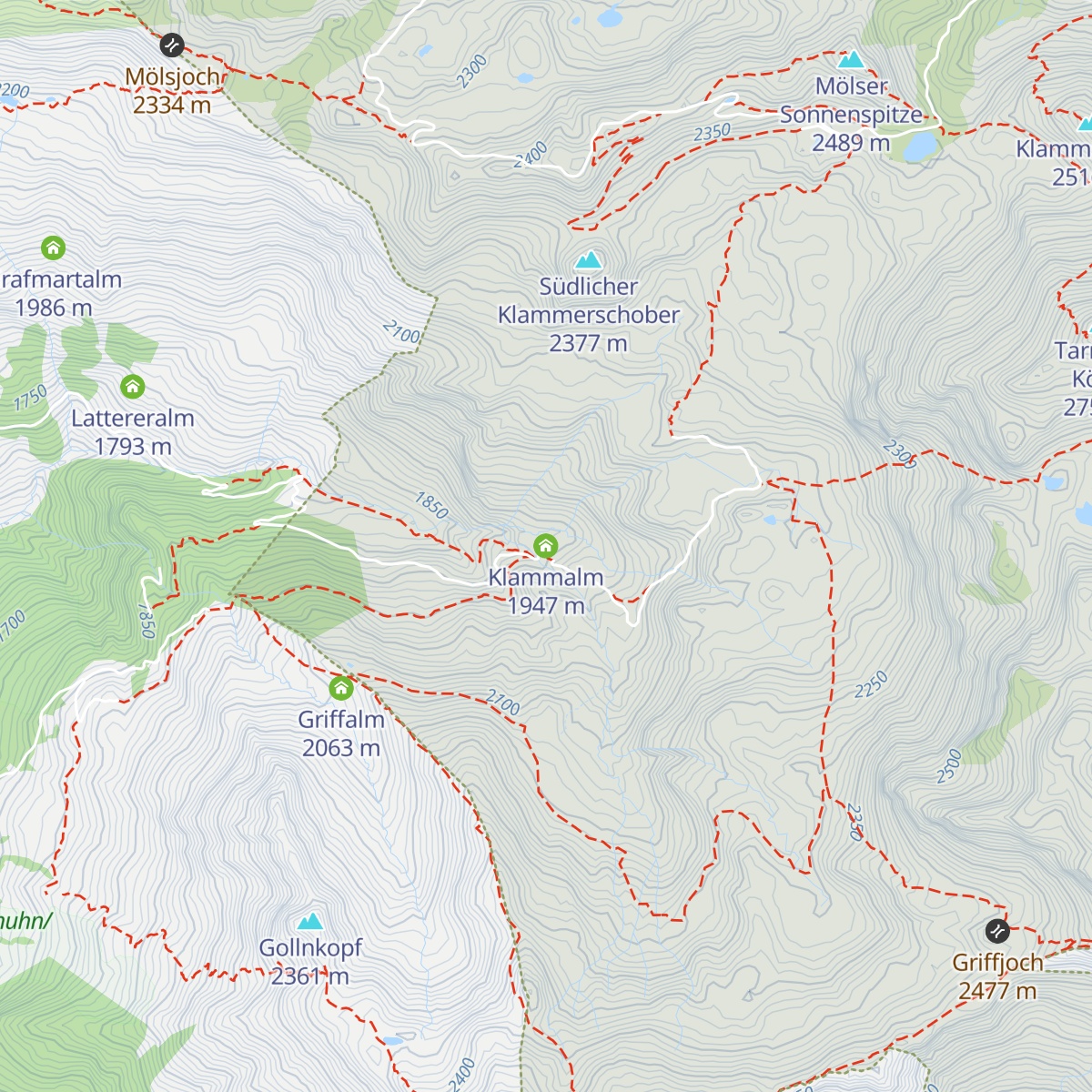 Klammalm map