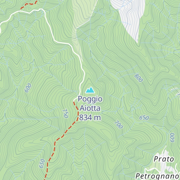 Map of Poggio Aiotta