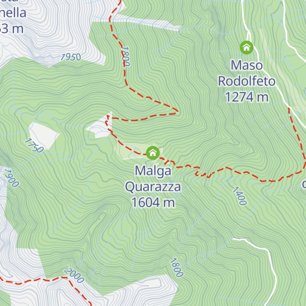 Map of Malga Quarazza