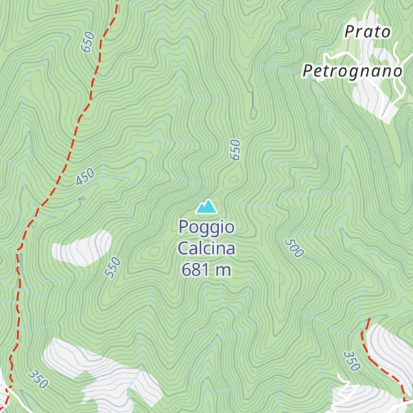 Map of Poggio Calcina