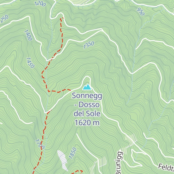 Map of Sonnegg - Dosso del Sole