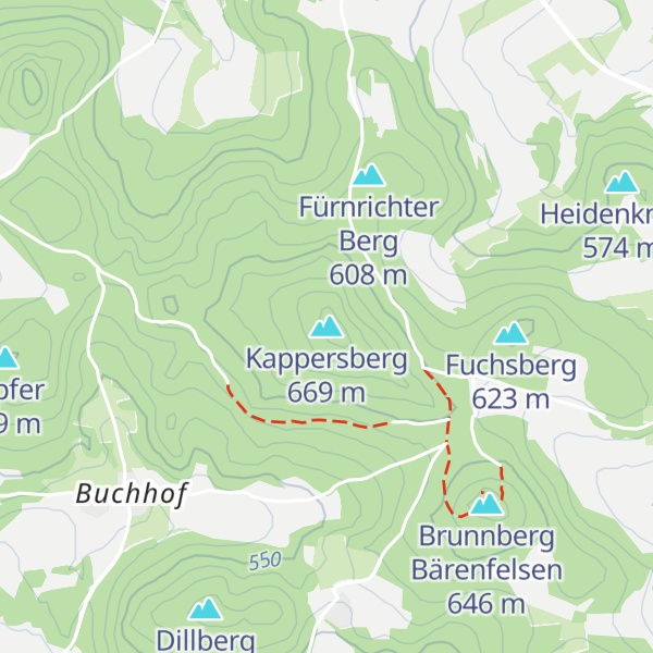 Map of Kappersberg