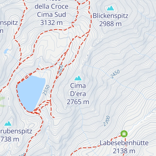 Map of Cima D'era