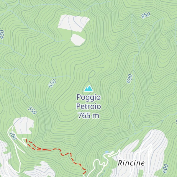 Map of Poggio Petroio