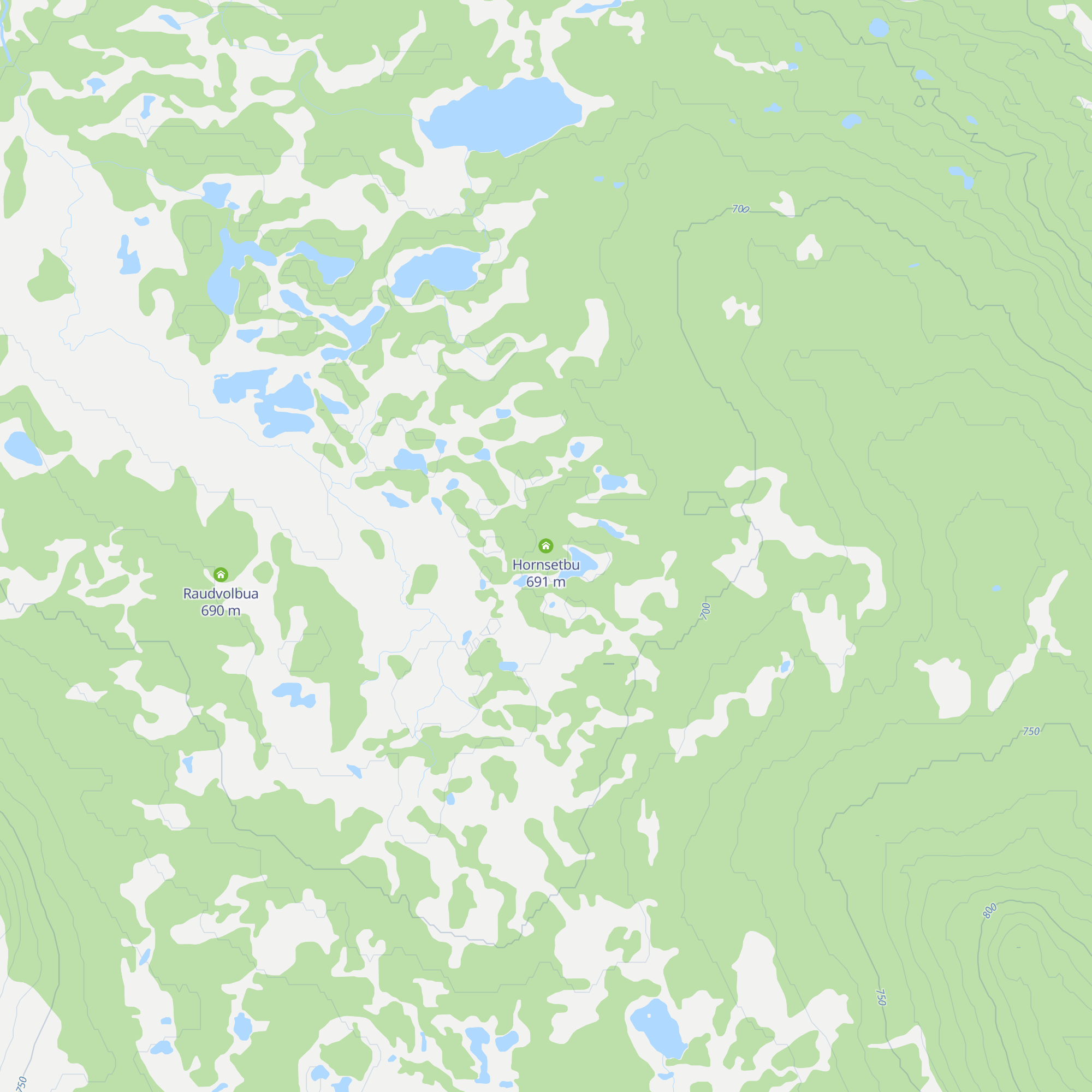 Hornsetbu map