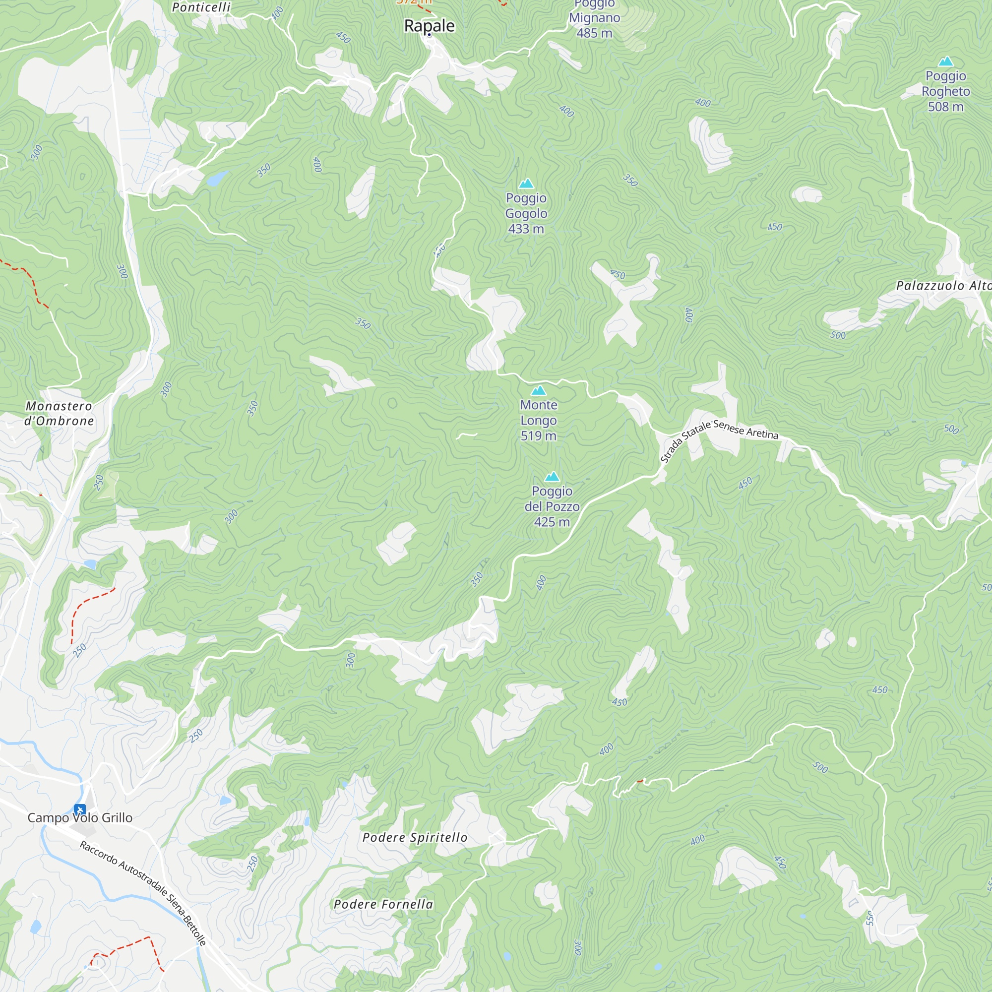 Capannaccia map
