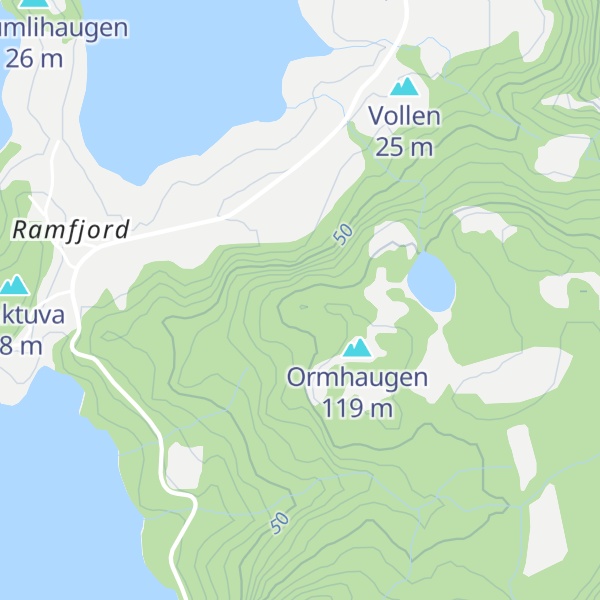 Map of Brennfjellet