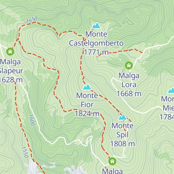 Map of Monte Fior