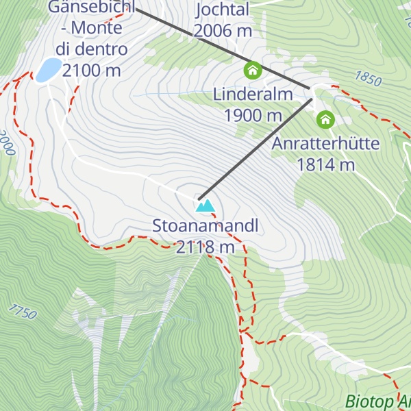 Map of Stoanamandl