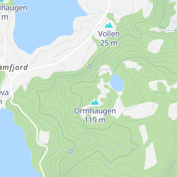 Map of Fårråhaugen