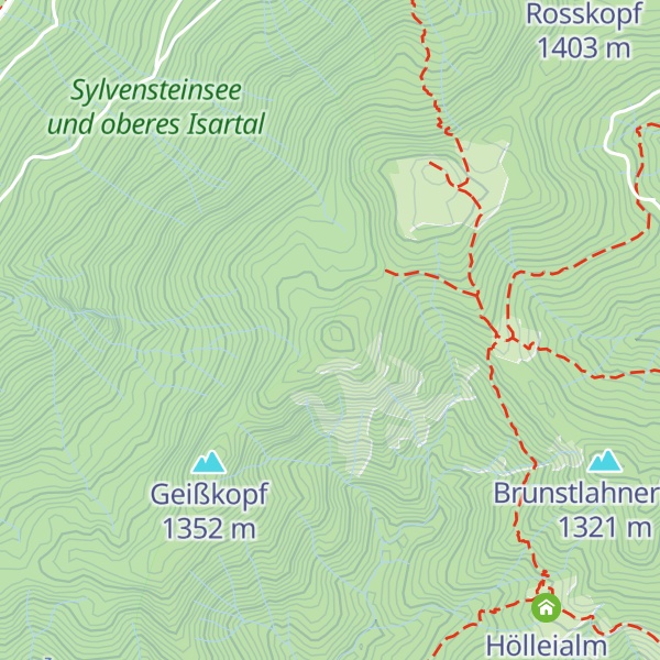 Map of Gerstenrieder Kopf