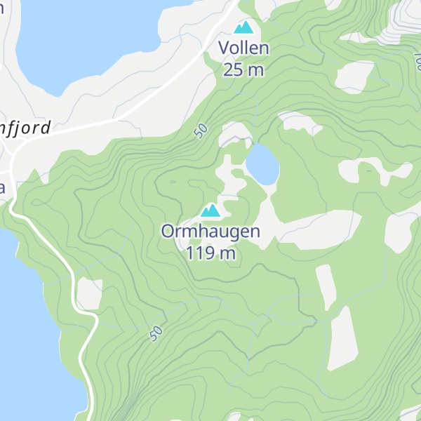 Map of Ormhaugen