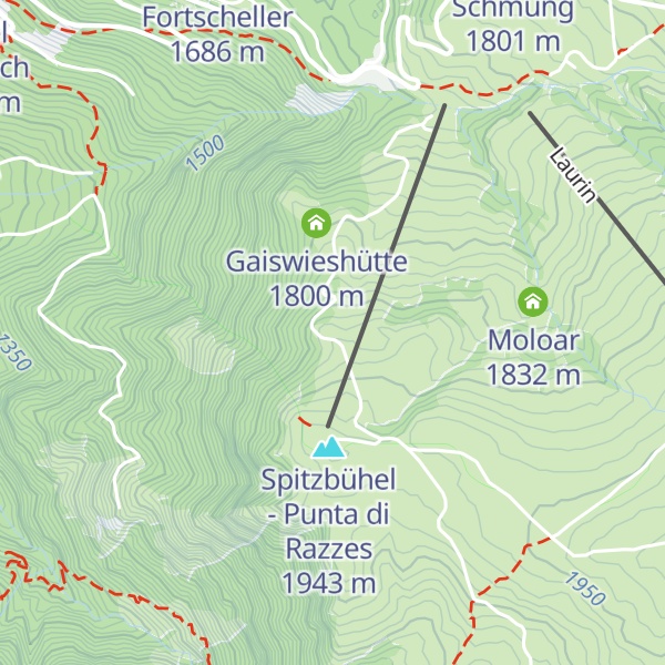 Map of Malga Rungger Schwaige