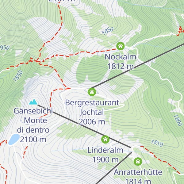 Map of Bergrestaurant Jochtal