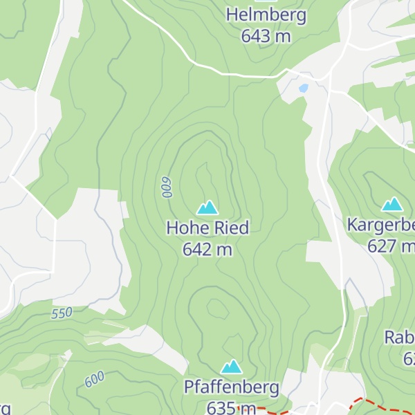 Map of Hohe Ried