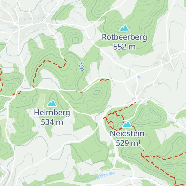 Map of Spitziger Berg