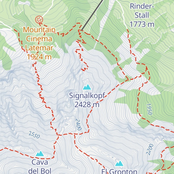 Map of Signalkopf