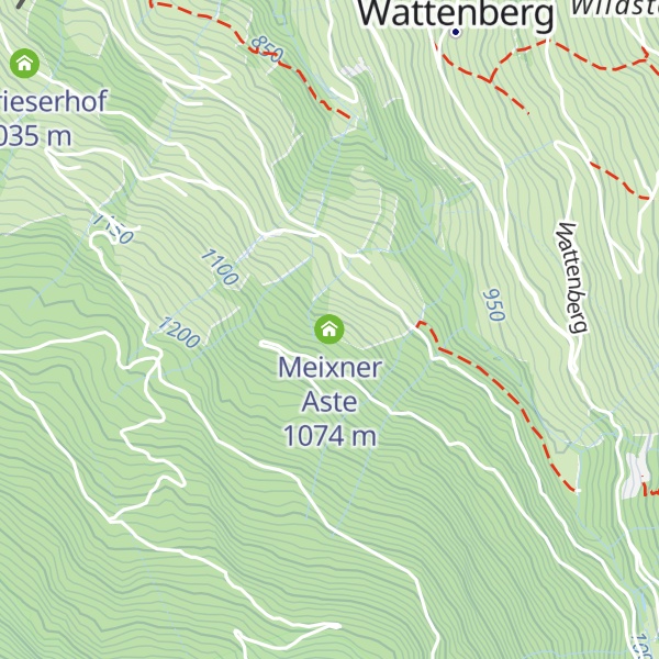 Map of Meixner Aste