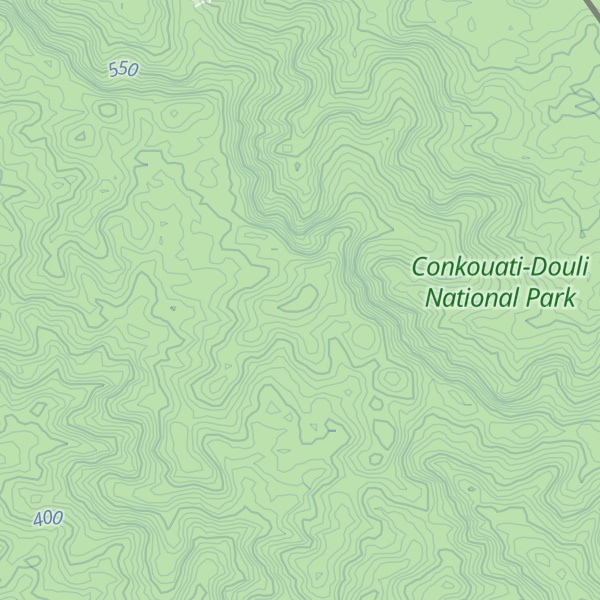 Map of Mont Mavende