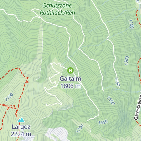 Map of Galtalm