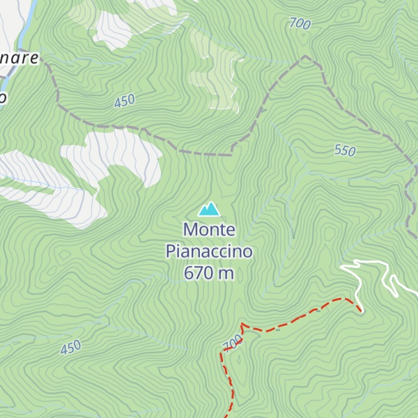 Map of Monte Pianaccino