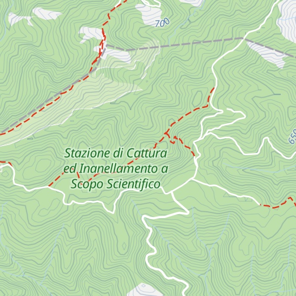 Map of Monte Gamberaldi