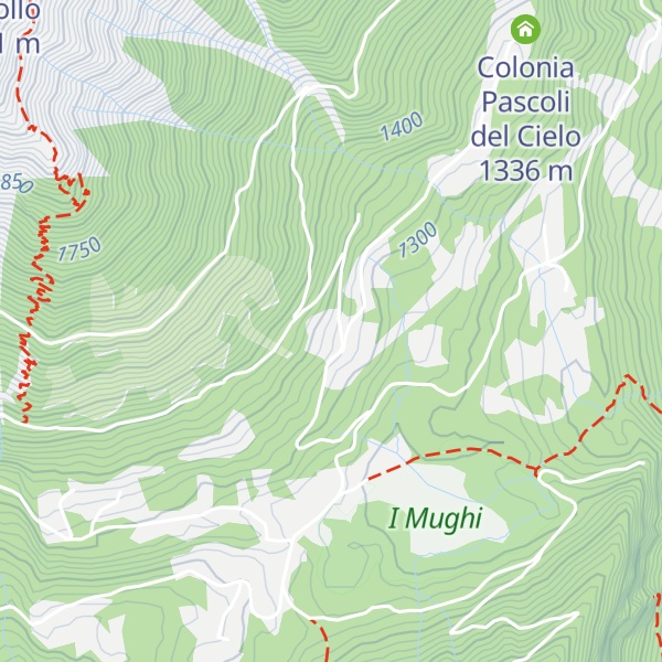 Map of Rifugio Spiado