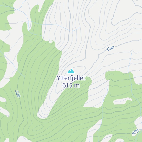 Map of Ytterfjellet