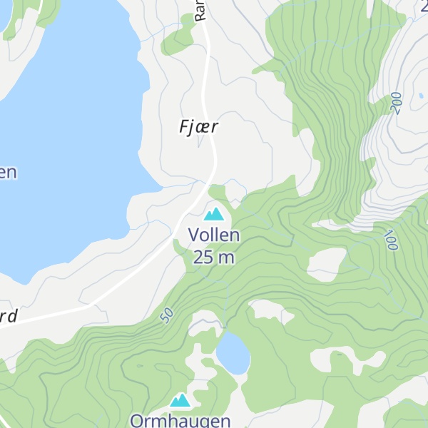 Map of Vollen