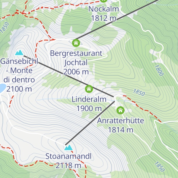 Map of Linderalm