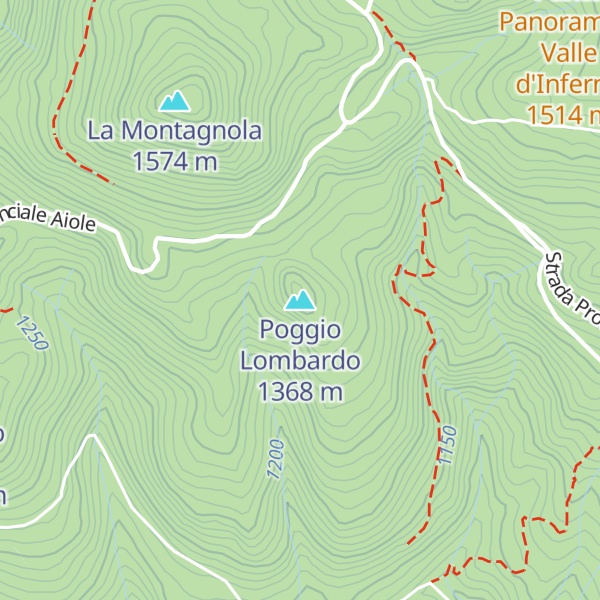 Map of Poggio Lombardo