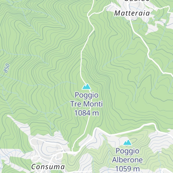 Map of Poggio Tre Monti
