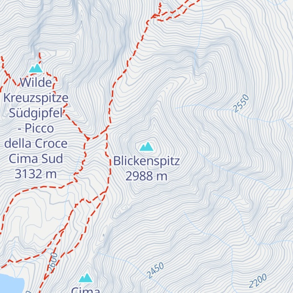 Map of Blickenspitz