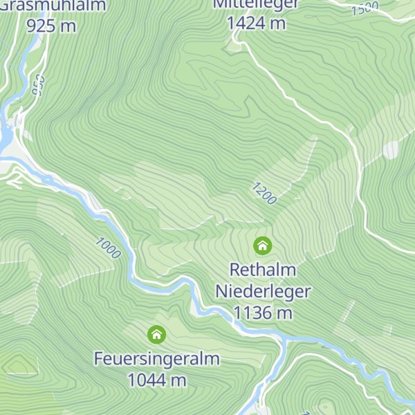 Map of Lochalm Niederleger