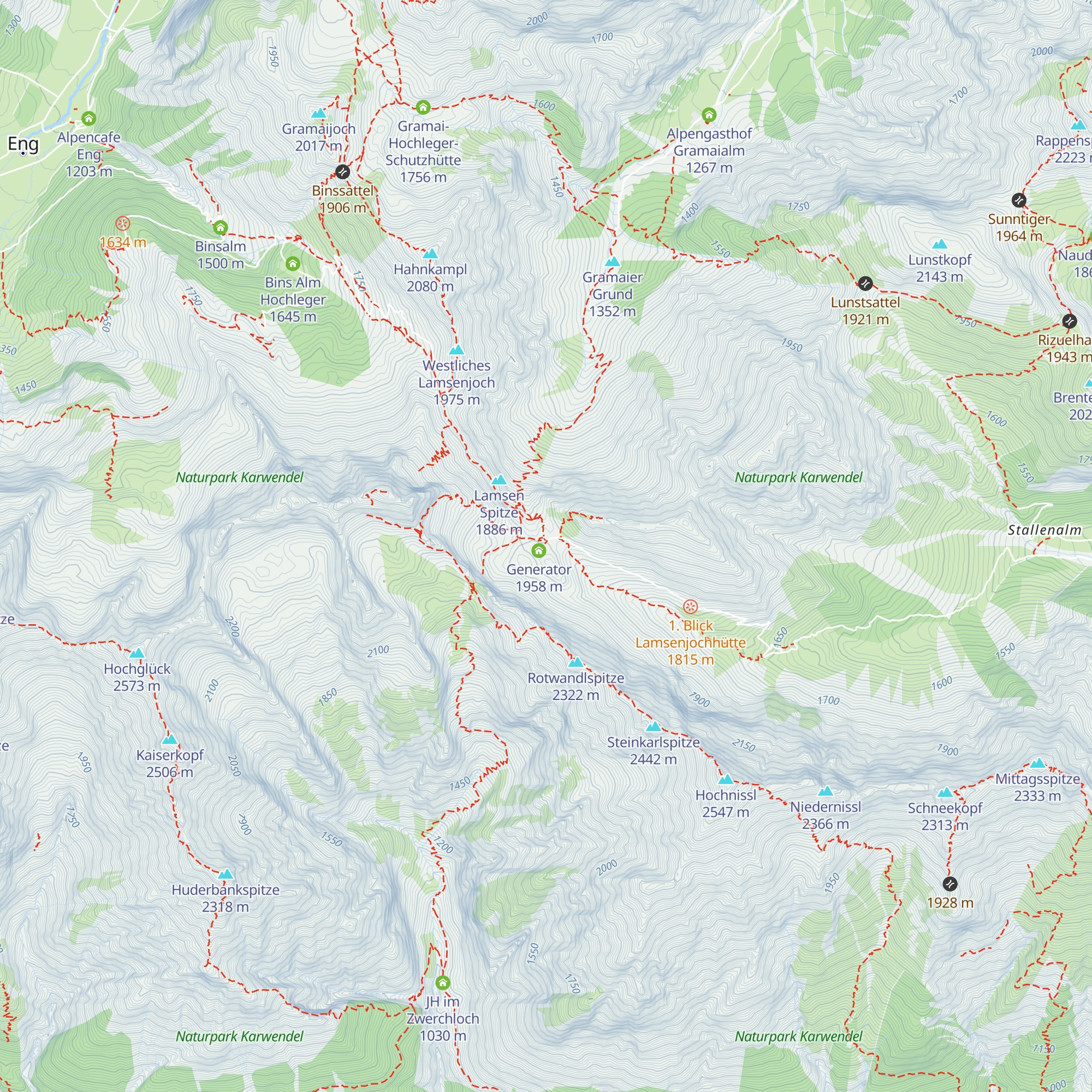 Winterraum map
