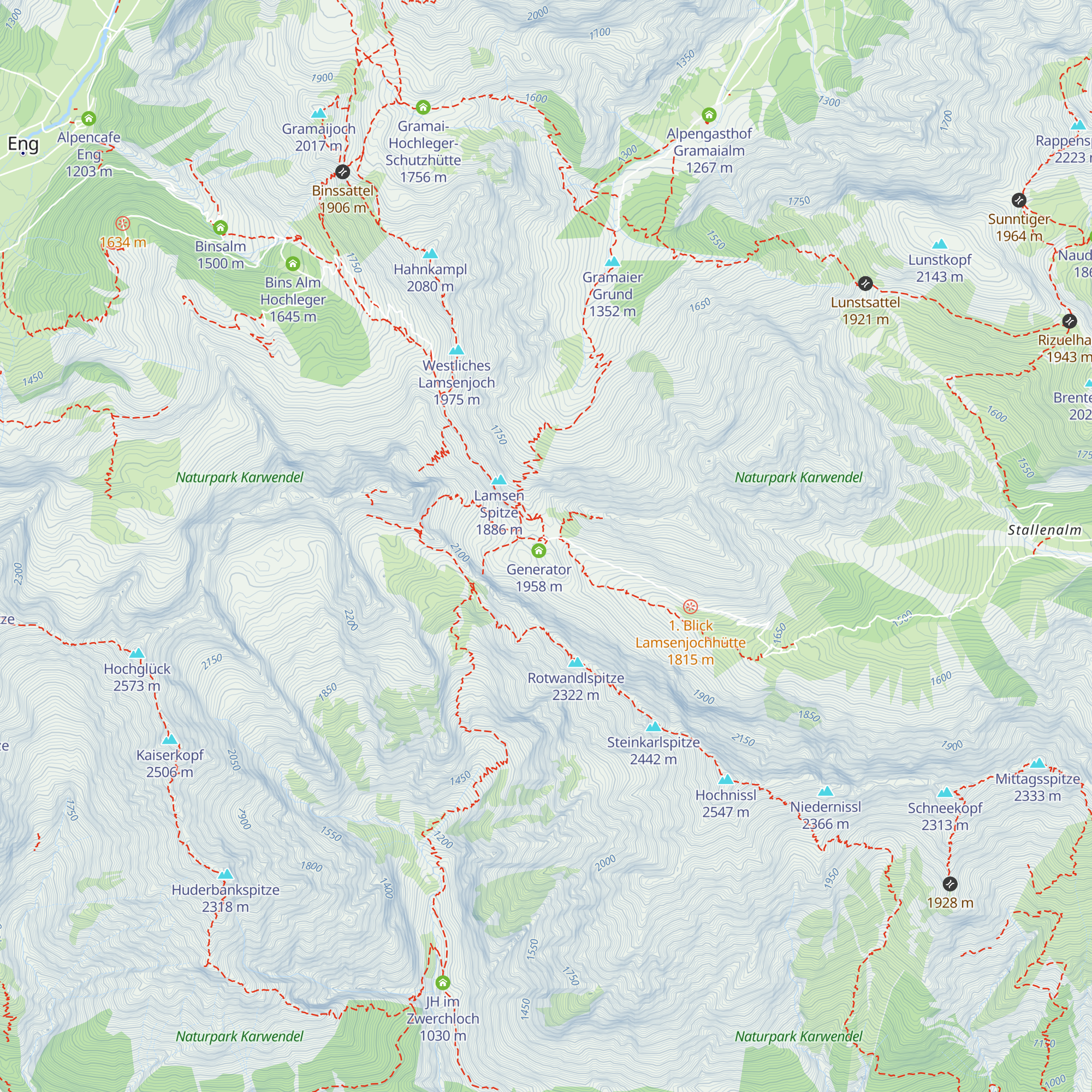 Winterraum map
