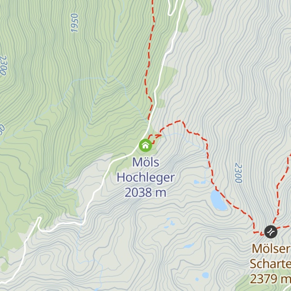 Map of Möls Hochleger