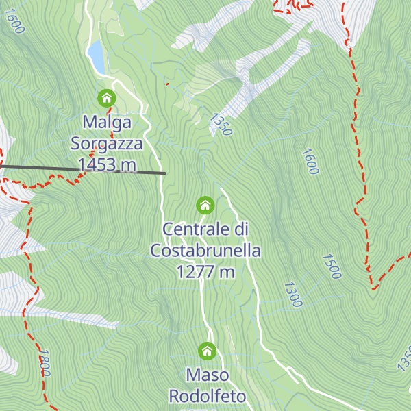 Map of Centrale di Costabrunella
